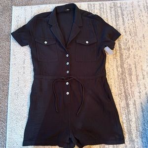 RAILS gauze romper
